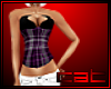 Purple Plaid Corset