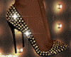 NYE Gold Strass Heels