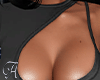 Asimetric Crop Black