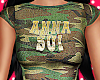 ANNA SUI CAMOUFLAGE TOP