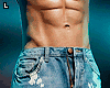 Oversize Stained Jeans
