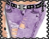 * Purple Goth Rip Jeans