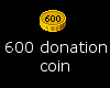 600 donation