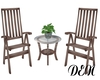 Outdoor, Chairs & Table