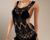 Crochet  Lace Tank Black