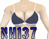 Navy Bikini Top
