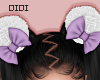 !!D Pompoms W Lilac