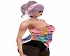 multi scarf tie sun top