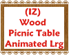 (IZ) Wood Picnic Table 