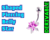 Shaped Star Piercing