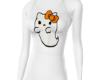 ghost kitty top<3