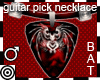 *m Bat Pick Necklace