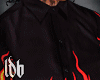 FLAMIN' Hot Button Down