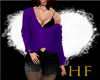 ^HF^ Purple Sweatshirt F