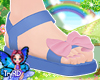 🦋 Kids Blue sandals