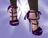 Dk Purple PVC Heels