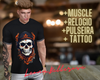 Tshirt Caveira +Tattoo