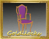 Purple Parlor Chair