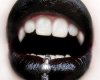 Black vamp lips