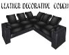 Leather Decorative Couch