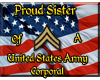 Sister of Army Cpl