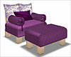 Lilac Chaise Lounge