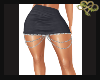 Diamond Drip Skirt Blk