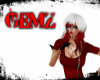 GEMZ!!EMO RED & WHITE