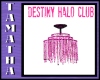 d/h  hot pink chandelier