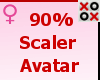 90% Scaler Avatar - F