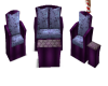 purple cuddle couch