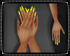 Neon Nails n Hands Yello