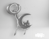 D| MoonCat Earring