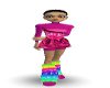 Pink Rave outfit w/boots