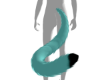 Kitty Tail Teal/Black