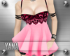 Kawaii Pink Mini Dress
