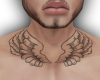 Wings-Neck Tattoo