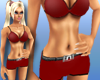 Red Hot Pants and Top
