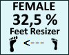 Feet Scaler 32,5% Female