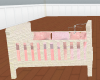 whitewood baby girl crib