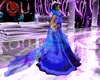 King drags blue wedding