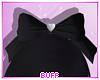 B| Black Hair Bow