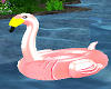 Pink Flamingo Floatie