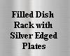 Filled Dish Rack