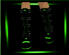 {RA}Green/Blck PVC Boots