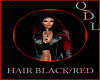 QDL JAY BLACK/RED HAIR