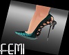 Laced Up Pumps Teal