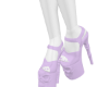 Purple Skull Heels