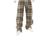 gingerbread plaid pants