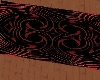 blood heart rug